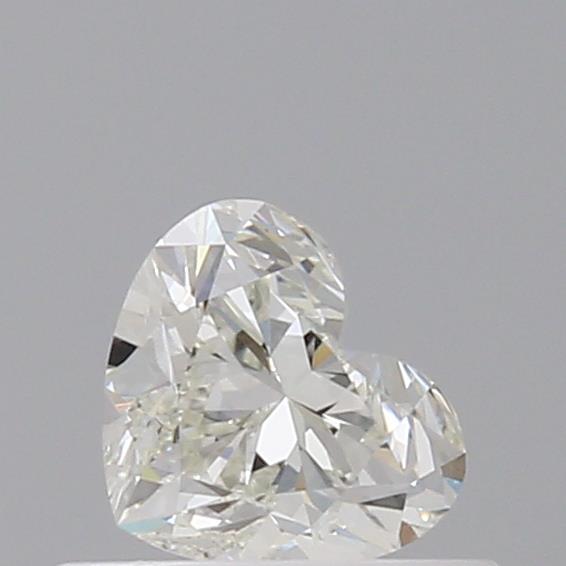 0.50 Carat Heart Loose Diamond, J, VVS2, Super Ideal, GIA Certified