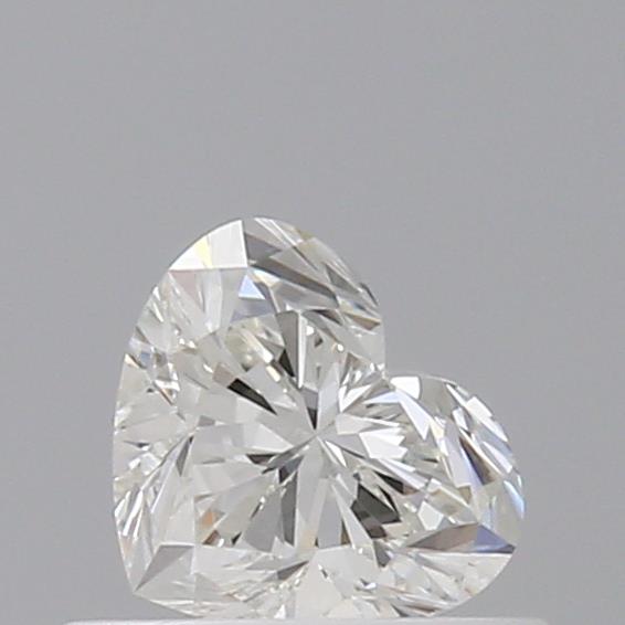 0.52 Carat Heart Loose Diamond, J, VVS1, Super Ideal, GIA Certified