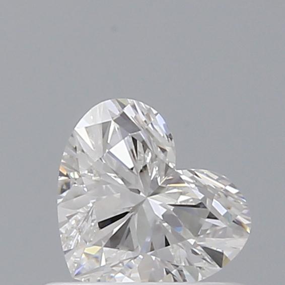 0.52 Carat Heart Loose Diamond, F, VVS2, Super Ideal, GIA Certified | Thumbnail
