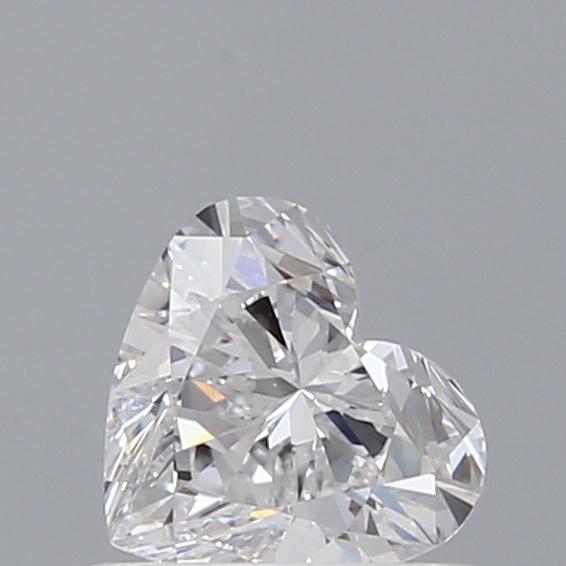 0.53 Carat Heart Loose Diamond, D, VVS2, Super Ideal, GIA Certified | Thumbnail