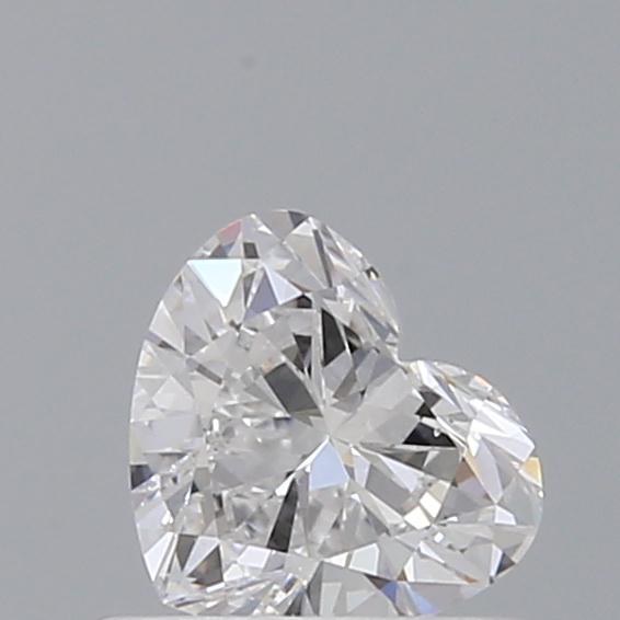 0.50 Carat Heart Loose Diamond, D, VS2, Ideal, GIA Certified