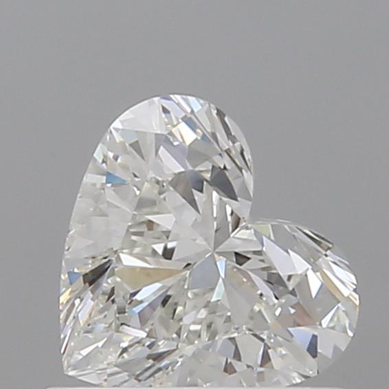 0.72 Carat Heart Loose Diamond, I, IF, Super Ideal, GIA Certified