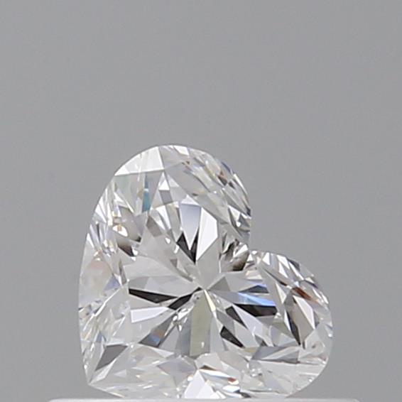 0.50 Carat Heart Loose Diamond, D, VVS2, Ideal, GIA Certified | Thumbnail