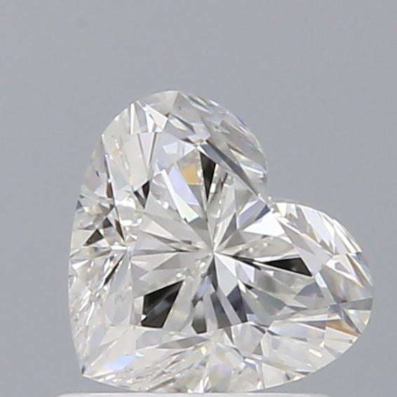 0.90 Carat Heart Loose Diamond, G, VS2, Ideal, GIA Certified | Thumbnail