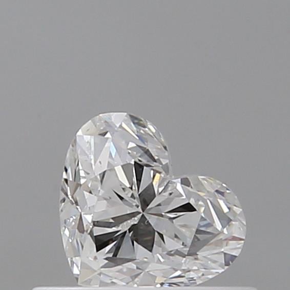 0.50 Carat Heart Loose Diamond, F, VS2, Ideal, GIA Certified