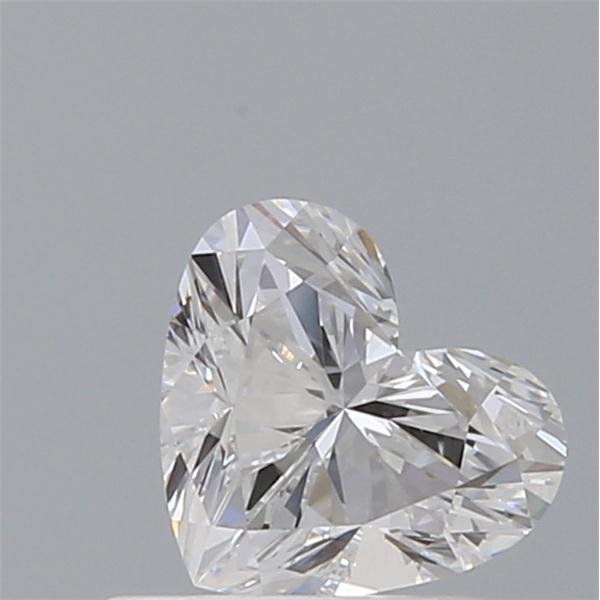 0.72 Carat Heart Loose Diamond, D, VVS2, Super Ideal, GIA Certified | Thumbnail