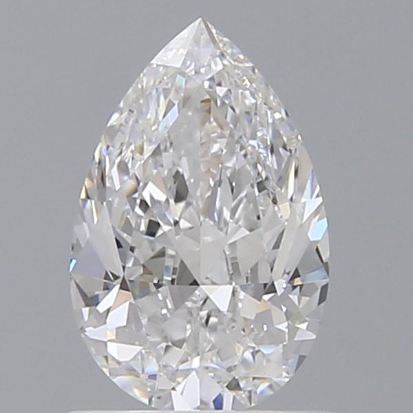 0.74 Carat Pear Loose Diamond, D, VVS2, Super Ideal, GIA Certified