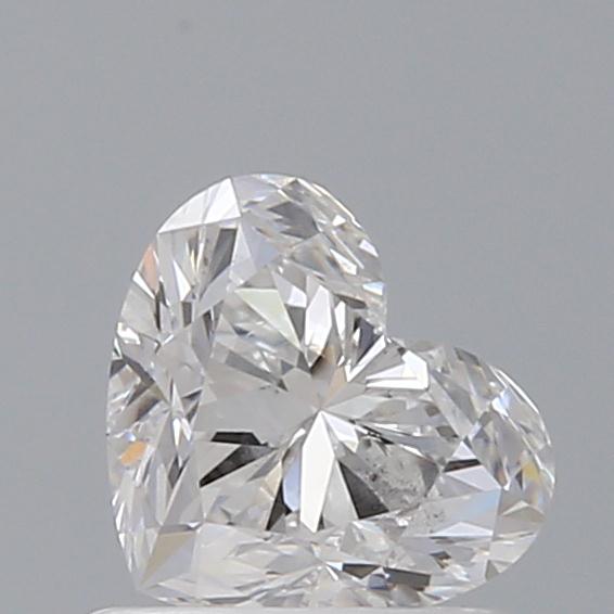 0.80 Carat Heart Loose Diamond, E, SI2, Super Ideal, GIA Certified