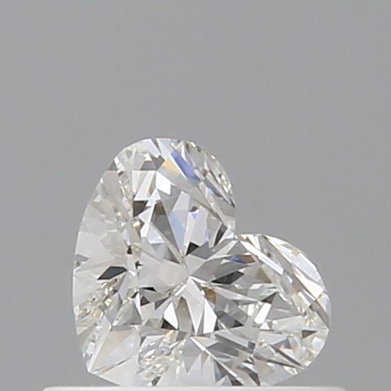 0.50 Carat Heart Loose Diamond, I, VS2, Ideal, GIA Certified