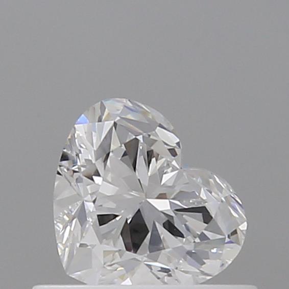 0.56 Carat Heart Loose Diamond, E, VVS2, Super Ideal, GIA Certified | Thumbnail