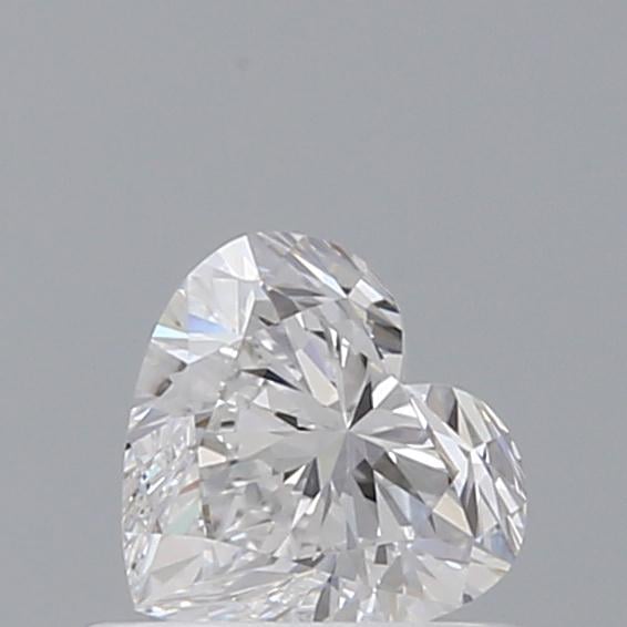 0.51 Carat Heart Loose Diamond, D, VVS1, Super Ideal, GIA Certified