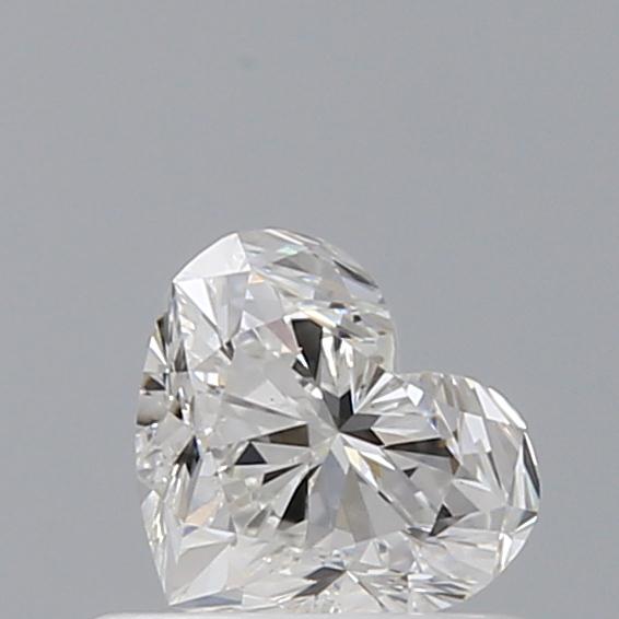 0.54 Carat Heart Loose Diamond, G, VVS2, Super Ideal, GIA Certified | Thumbnail