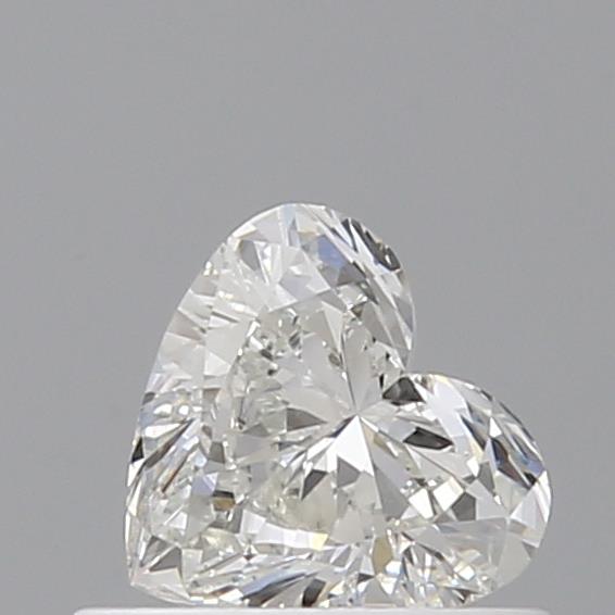 0.50 Carat Heart Loose Diamond, H, VS2, Ideal, GIA Certified