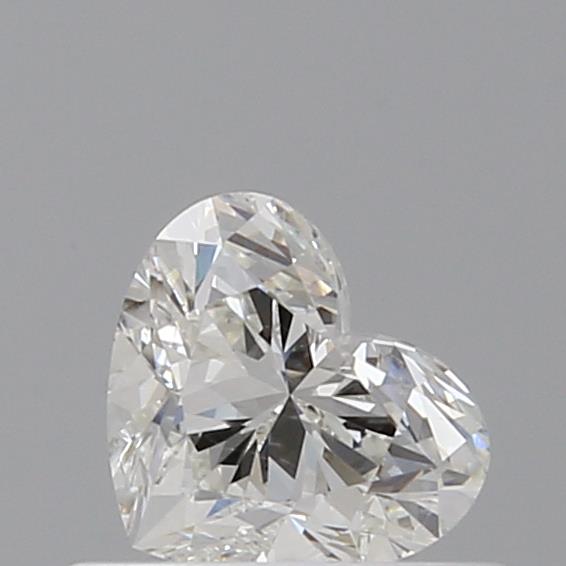 0.57 Carat Heart Loose Diamond, I, VS2, Ideal, GIA Certified | Thumbnail