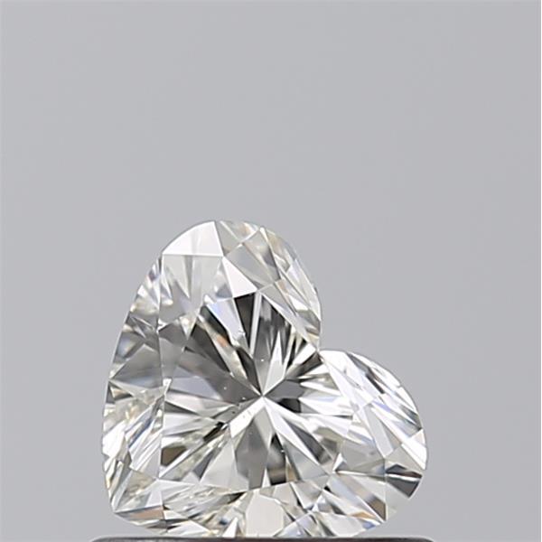 0.52 Carat Heart Loose Diamond, J, VS1, Super Ideal, GIA Certified