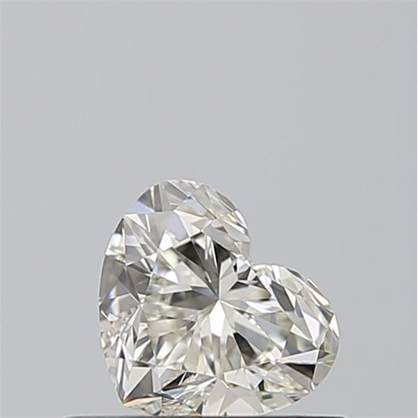 0.50 Carat Heart Loose Diamond, J, IF, Ideal, GIA Certified