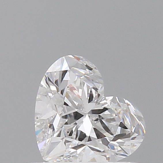 0.55 Carat Heart Loose Diamond, E, IF, Ideal, GIA Certified | Thumbnail