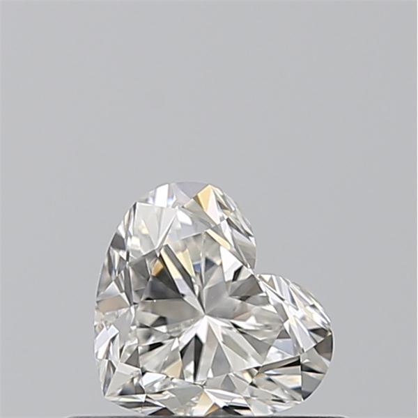 0.50 Carat Heart Loose Diamond, G, VVS1, Super Ideal, GIA Certified