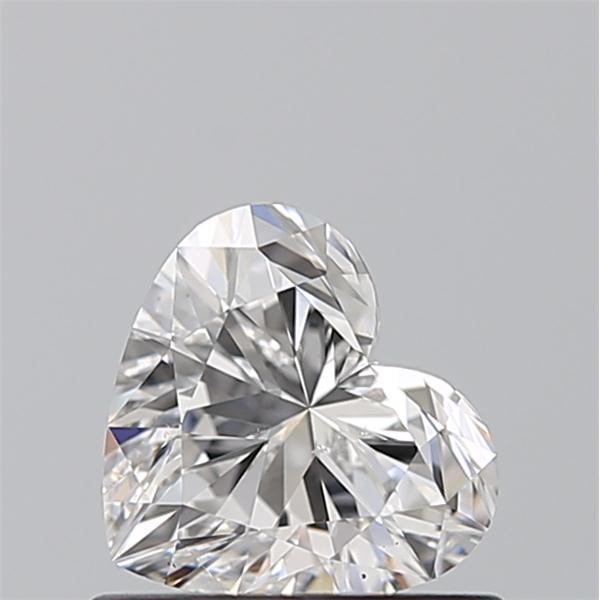 0.71 Carat Heart Loose Diamond, D, VS2, Super Ideal, GIA Certified | Thumbnail