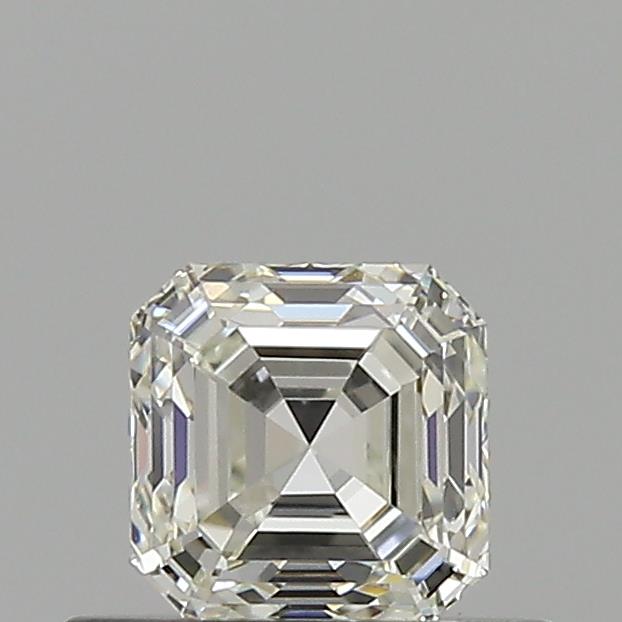 0.52 Carat Asscher Loose Diamond, J, VVS1, Ideal, GIA Certified