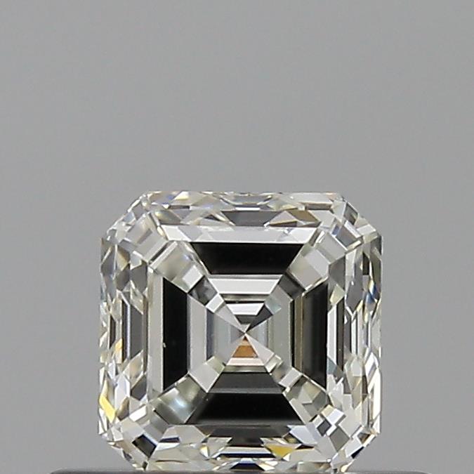 0.52 Carat Asscher Loose Diamond, J, VS1, Ideal, GIA Certified