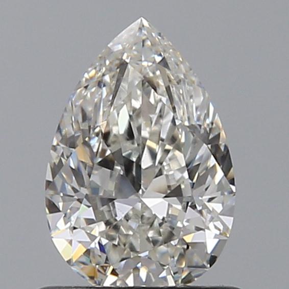 0.70 Carat Pear Loose Diamond, H, VS2, Ideal, GIA Certified
