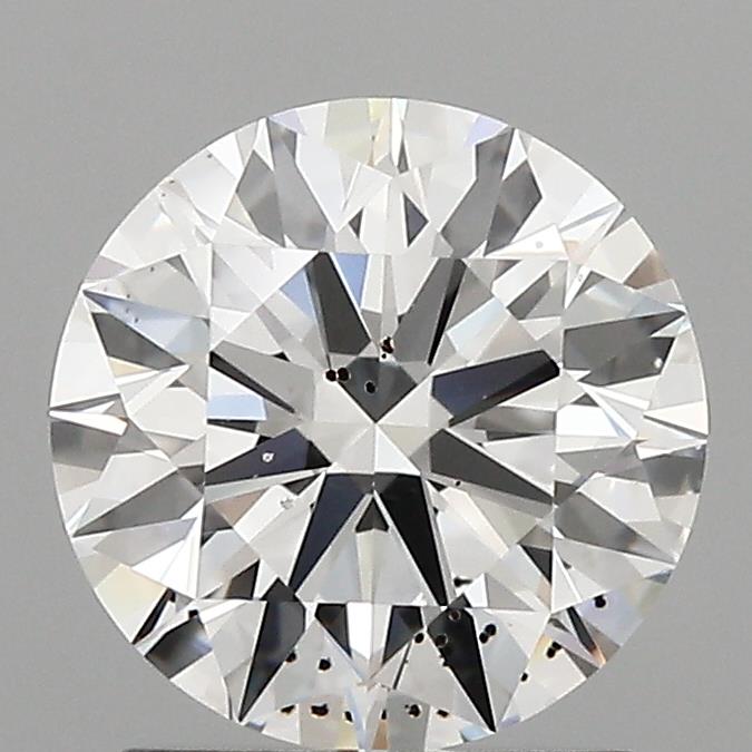 1.26 Carat Round Loose Diamond, E, SI2, Super Ideal, GIA Certified