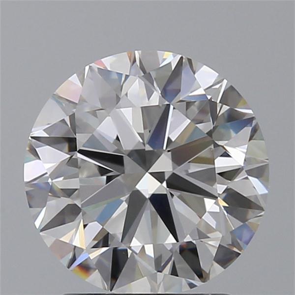 2.01 Carat Round Loose Diamond, E, VVS2, Ideal, GIA Certified