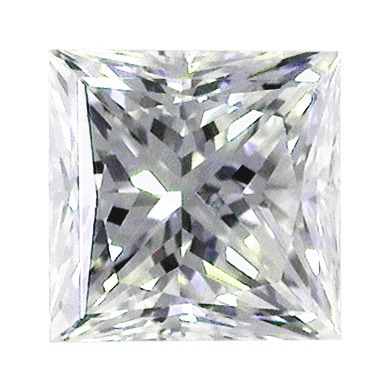 0.70 Carat Princess Loose Diamond, I, SI1, Very Good, GIA Certified | Thumbnail
