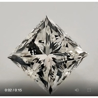0.91 Carat Princess Loose Diamond, K, VS2, Very Good, GIA Certified