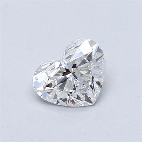 0.51 Carat Heart Loose Diamond, D, VS2, Ideal, GIA Certified | Thumbnail