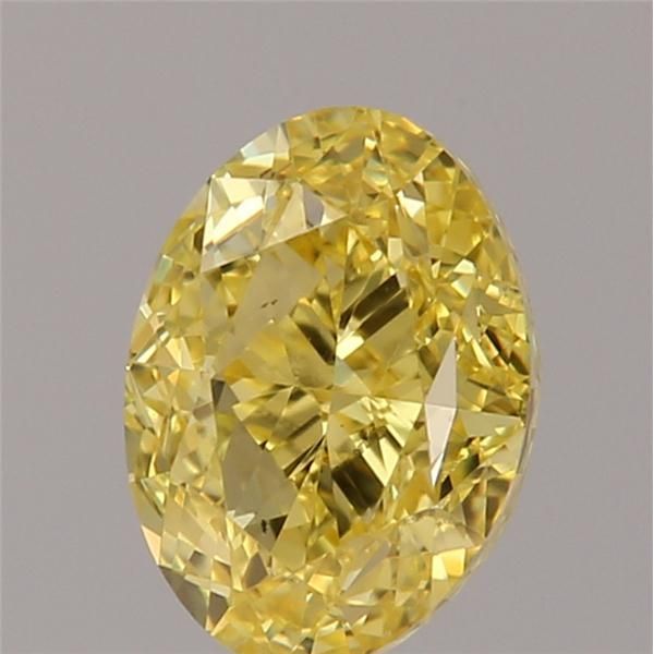 0.50 Carat Oval Loose Diamond, Yellow Yellow, VS2, Very Good, GIA Certified | Thumbnail