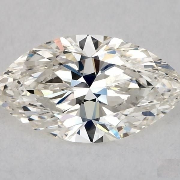 0.51 Carat Marquise Loose Diamond, J, VVS2, Excellent, GIA Certified