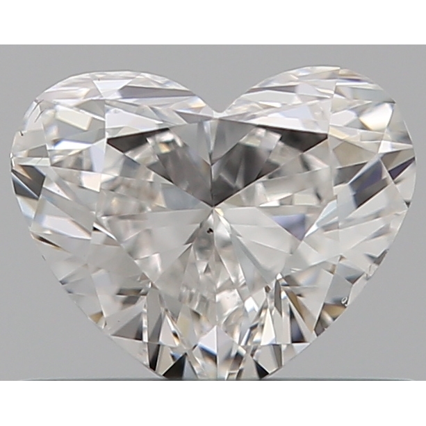 0.50 Carat Heart Loose Diamond, F, VS2, Excellent, GIA Certified | Thumbnail