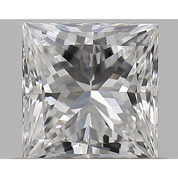 0.50 Carat Princess Loose Diamond, F, VVS1, Ideal, GIA Certified | Thumbnail