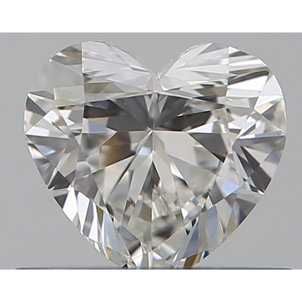 0.41 Carat Heart Loose Diamond, H, VVS2, Ideal, GIA Certified | Thumbnail