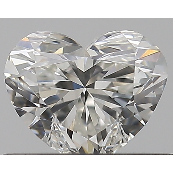 0.40 Carat Heart Loose Diamond, I, VVS2, Super Ideal, GIA Certified | Thumbnail