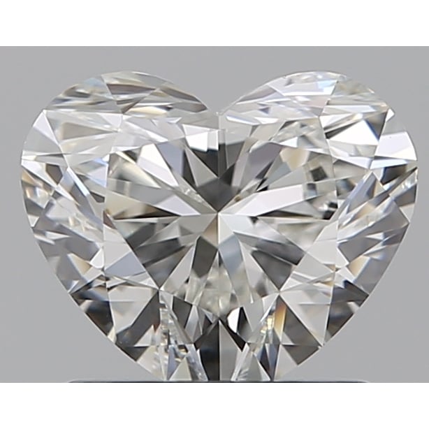 1.02 Carat Heart Loose Diamond, H, VVS2, Super Ideal, GIA Certified | Thumbnail