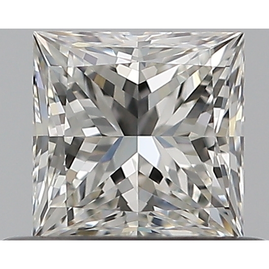 0.50 Carat Princess Loose Diamond, I, VVS2, Ideal, GIA Certified | Thumbnail