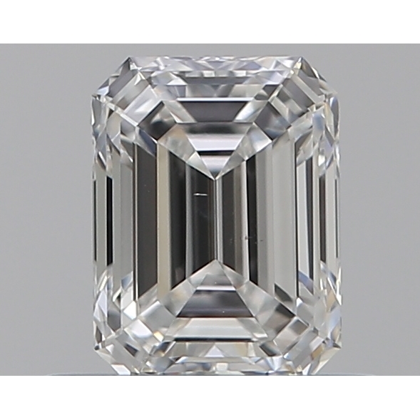 0.50 Carat Emerald Loose Diamond, F, VS2, Ideal, GIA Certified | Thumbnail