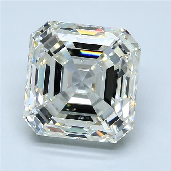 5.01 Carat Asscher Loose Diamond, J, SI1, Ideal, GIA Certified | Thumbnail
