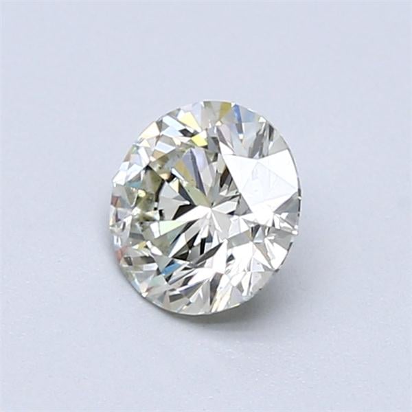 0.70 Carat Round Loose Diamond, L, SI2, Super Ideal, GIA Certified
