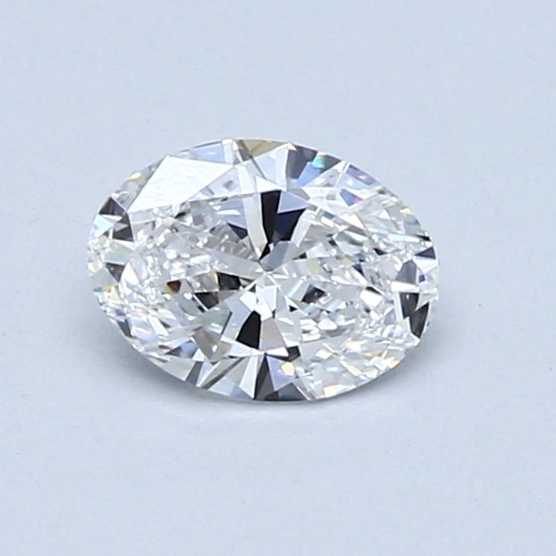 0.56 Carat Oval Loose Diamond, D, VS2, Ideal, GIA Certified
