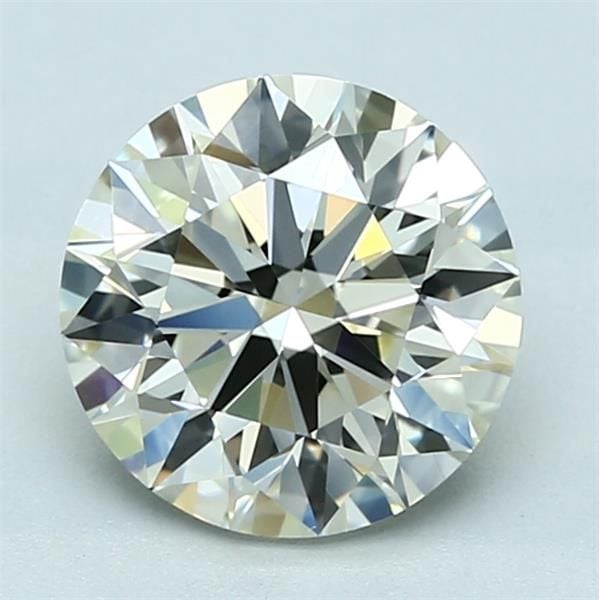 2.01 Carat Round Loose Diamond, M, VVS2, Super Ideal, GIA Certified