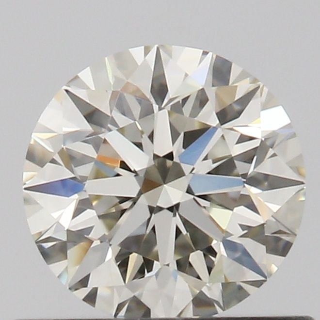 0.50 Carat Round Loose Diamond, K, VVS1, Ideal, GIA Certified | Thumbnail