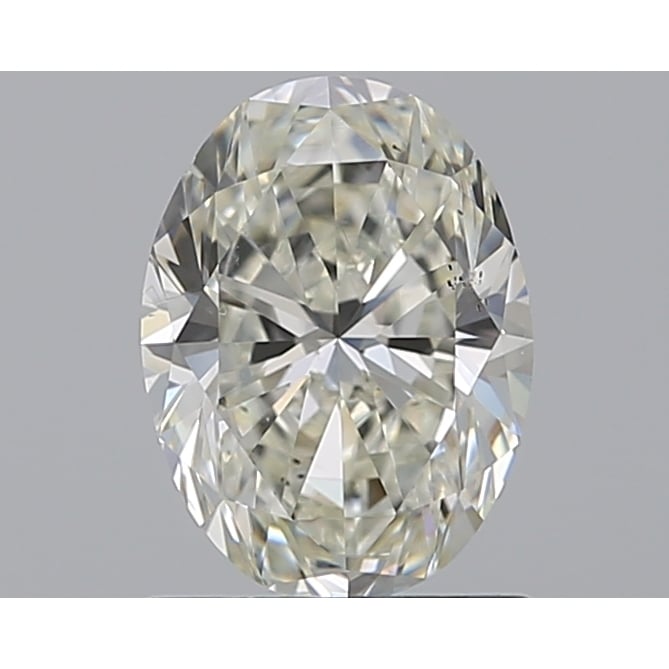 1.00 Carat Oval Loose Diamond, J, VS2, Super Ideal, GIA Certified | Thumbnail