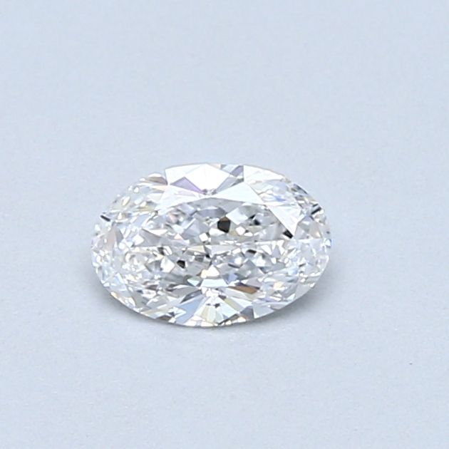 0.32 Carat Oval Loose Diamond, D, VVS2, Ideal, GIA Certified