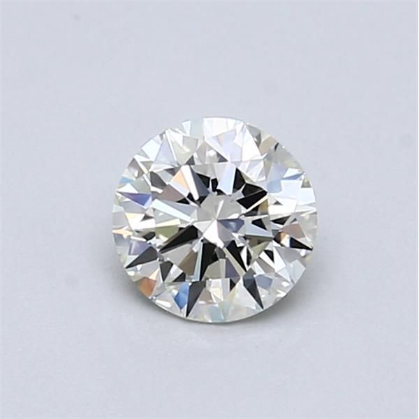 0.50 Carat Round Loose Diamond, J, VS1, Ideal, GIA Certified