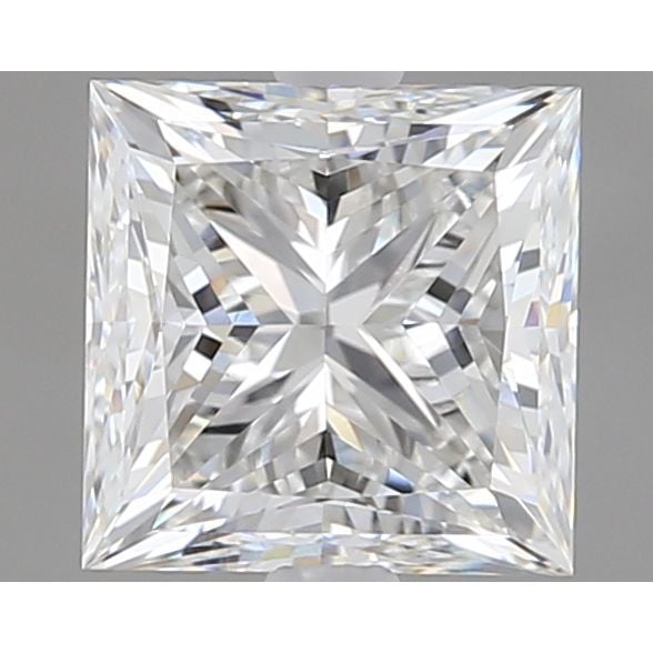 1.00 Carat Princess Loose Diamond, F, VS1, Excellent, GIA Certified | Thumbnail