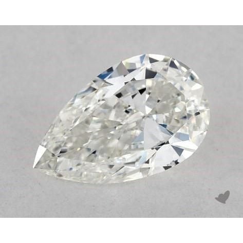 0.40 Carat Pear Loose Diamond, G, VVS2, Ideal, GIA Certified